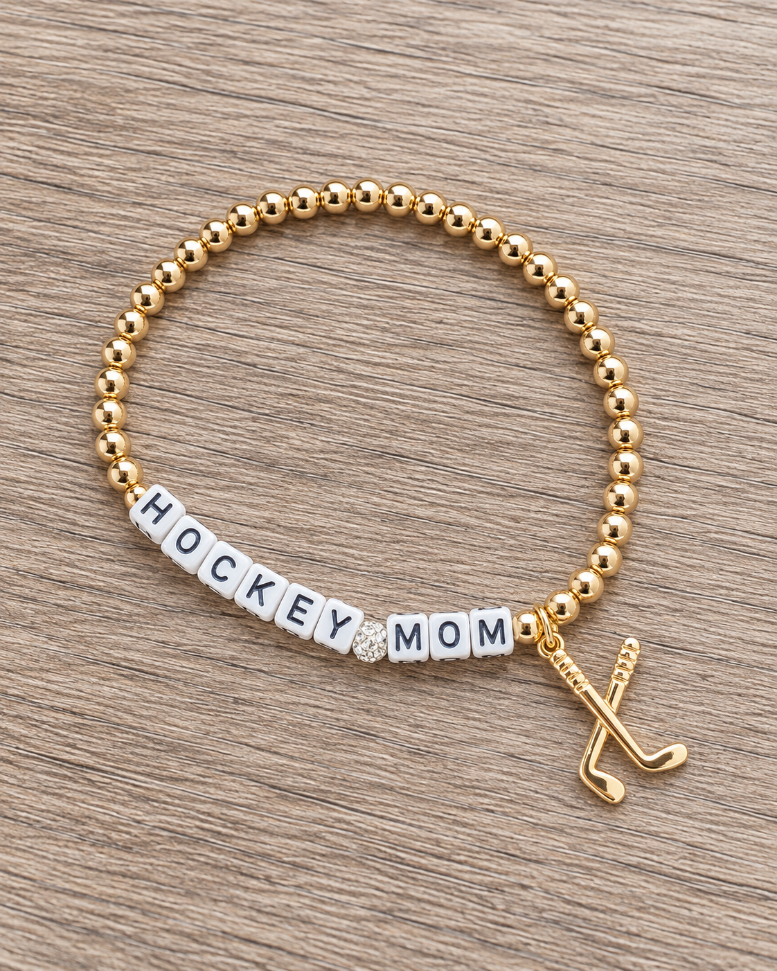 Hockey Mom Bracelet